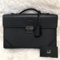 美品✨ダンヒル レザー　セカンドバッグ クラッチバッグ サイドカー ブラック