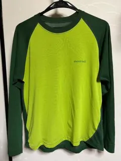 メンズMサイズ mont-bell ラグランロングスリーブT