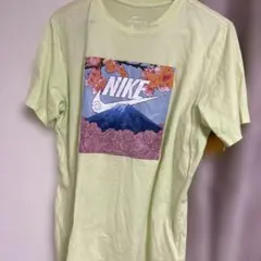 NIKE 富士山 グラフィック Tシャツ ライトグリーン Mのサムネイル