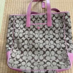 COACH ロゴパターン ショルダーバッグ