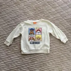 パウパトロールキャラクター 裏起毛トレーナー 110cm