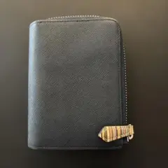 Paul Smith 二つ折り財布 ラウンドファスナー ネイビーのサムネイル