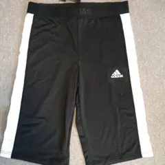 ☆新品☆ADIDAS 黒白ショート 5分丈ボトム L