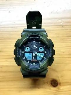 CASIO G-SHOCK GA-100MMカモフラージュ グリーンのサムネイル