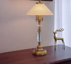 米軍 放出品 Trinity Lighting クリスタルガラス テーブルランプ