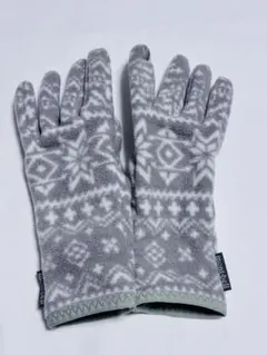 モンベル クリマプラス 100 プリント グローブ XSサイズ