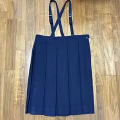 制服　プリーツ　スカート　紺　春夏用