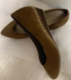 【ルタロン】スエード素材パンプス/21.5㎝