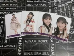 一ノ瀬美空 生写真 ビリヤニ 封入 4種 コンプ 40thシングル 乃木坂46