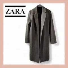 値下中【美品】ZARA スエード風 チェスターコートRN77302 ロングコート