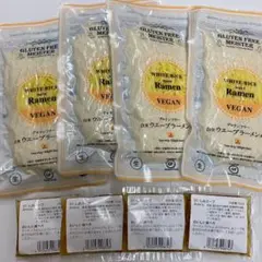 小林生製麺グルテンフリー白米ウェーブラーメンタイプ＆塩ラーメンススープ各4袋のサムネイル