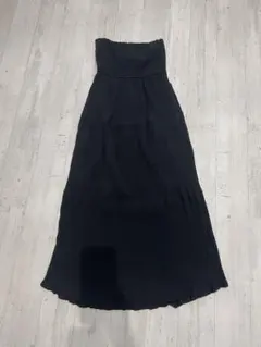 【美品】ホリスター　ストラップレス可　キャミワンピース S 黒　ブラック　夏