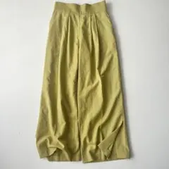 雑誌掲載品✨ミラオーウェン　2タックバックゴムワイドパンツ　美脚効果　1 近年物