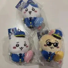 空港限定 ちいかわ.うさぎ .ハチワレパイロットマスコット⭐︎新品未開封三体セット