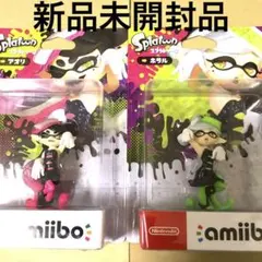 新品未開封　スプラトゥーン　ホタル　アオリ　アミーボ2点セット