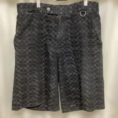 美品】COACH シグネチャー ハーフパンツ ブラック C7818 - メルカリ