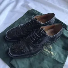 【美品】Church’s チャーチ BURWOOD ウィングチップ 黒 38のサムネイル