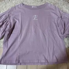 ハニーズ カットソー Tシャツ M 紫のサムネイル