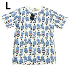 Disney ジーニー 総柄Tシャツ L アラジン 半袖 ディズニー インパのサムネイル