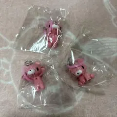 ガチャガチャ　グルーミーマスコットチャーム　スタンダード3種