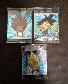 ドラゴンボール超戦士シールウエハース超　超絶感謝の十周年　3枚まとめ売り