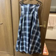 continuer de NICE CLAUP チェック柄 フレアスカート F