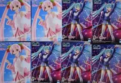 ガンダム 45周年×初音ミク　桜ミクフィギュア セット