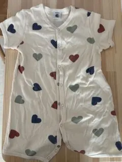 PETIT BATEAU ハート柄 ロンパースのサムネイル
