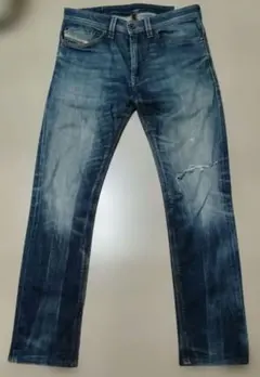 DIESEL THANAZ デニム W29 色落ち加工 ディーゼル 鬼フェード