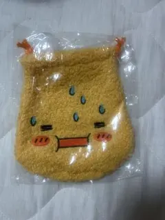 しずくちゃん もこもこ巾着ポーチ アセオ君