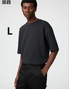 Uniqlo U エアリズムコットンオーバーサイズTシャツ5分袖