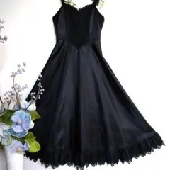 【お値下げ*美】社交ダンス パーティー ドレスワンピース黒