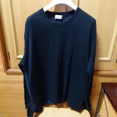 MONCLER ブラック 長袖Tシャツ