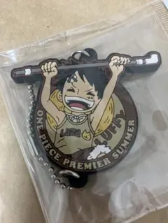 ユニバ　USJ ワンピース　プレミアムサマー　ルフィー　キーホルダー