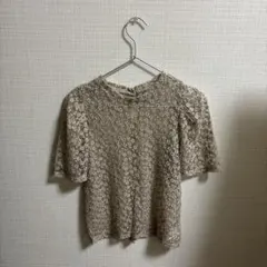 mystic シースルートップス(花柄)