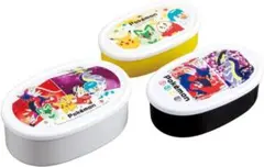 スケーターポケモンランチボックス容器3Pセットポケモン子ども用弁当箱セット