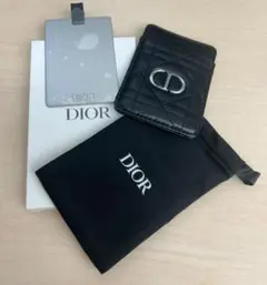 クリスチャンディオール ミラー＆キルティングケース (ノベルティ) #ブラック