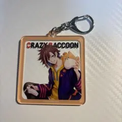 CRAZY RACCOON アクリルキーホルダー きなこ