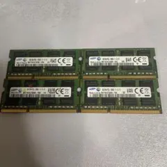 激安 SAMSUNG 中古良品ノートPC メモリー8GB 4枚ddr3