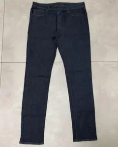 【着用1回】無印良品 メンズ スキニー デニム ネイビー 33インチ