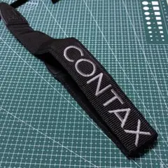 レア CONTAX カメラストラップ ブラック