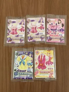 アイカツカード セブン・イレブン 復刻アイカツ！カード 5枚セット