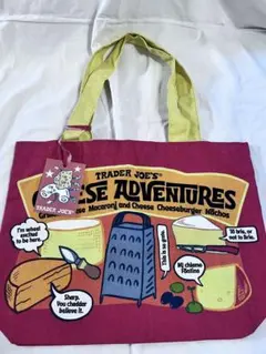 Trader Joe's チーズ柄 エコバッグ 新品のサムネイル