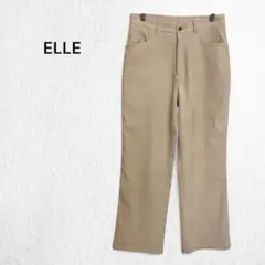 エルスポーツ ストレッチパンツ スラックス ストレート オフィス カジュアル