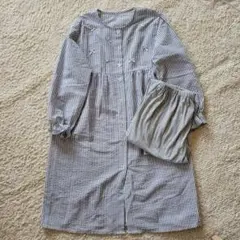 美品✨️ マタニティ パジャマ 前開き リボン 西松屋 産前産後 授乳