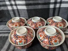 龍峰窯 古伊万里 雑煮碗 蓋付き丼 5個セット 色絵 龍峰窯 古伊万里 雑煮碗 蓋付き丼 5個セット 色絵 - メルカリ
