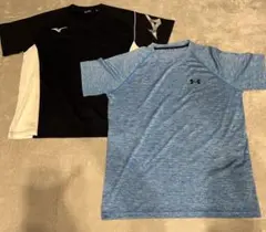 Mizuno アンダーアーマー スポーツ用 Tシャツ 2枚セット