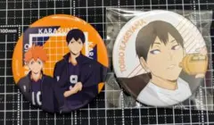 ハイキュー‼︎　 全国遠征　缶バッジ　日向翔陽　影山飛雄
