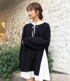 MAJESTIC LEGON ニットミニワンピースセット