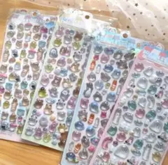 【正規品】ぷくぷくシール 3D 立体 オバケーヌ
